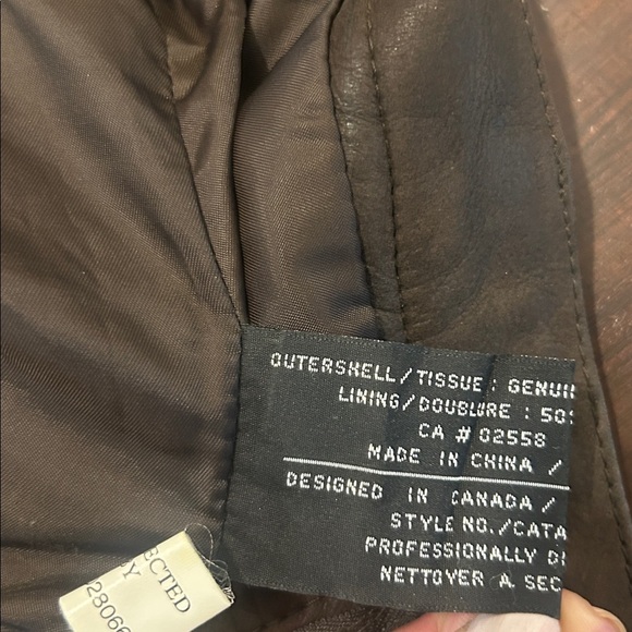 DANIER Genuine Sheepskin Leather Pants Women’s Size 32 Chocolate Brown - Picture 8 of 17